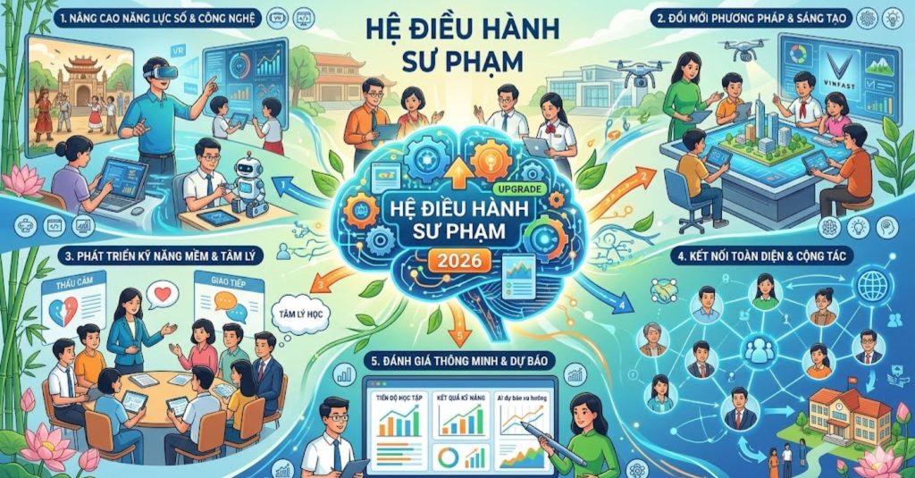 Đào Tạo Giáo Viên 2026: Nâng Cấp "Hệ Điều Hành" Sư Phạm