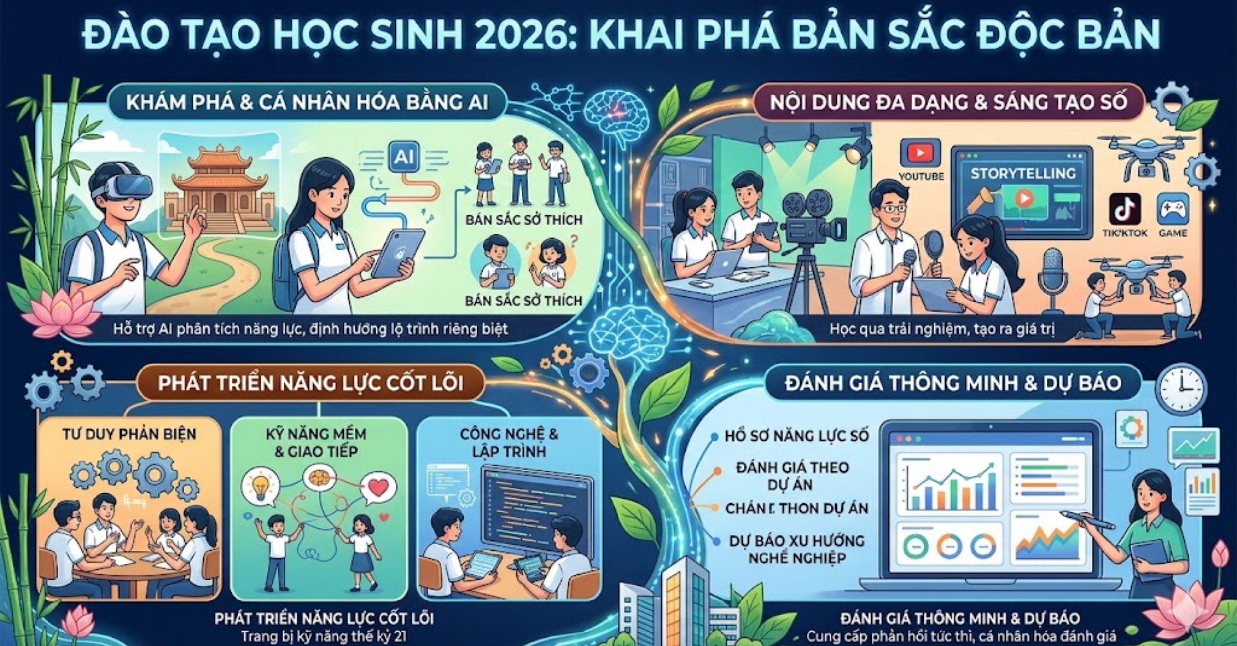 Đào Tạo Học Sinh 2026: Khai Phá Bản Sắc Độc Bản