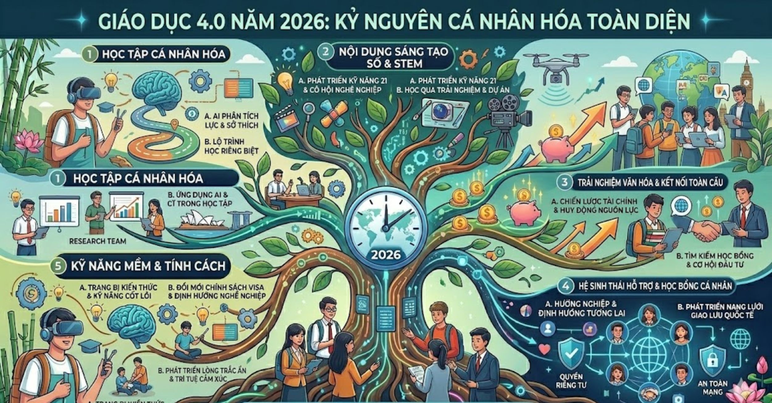 Giáo Dục 4.0 Năm 2026: Kỷ Nguyên Cá Nhân Hóa Toàn Diện