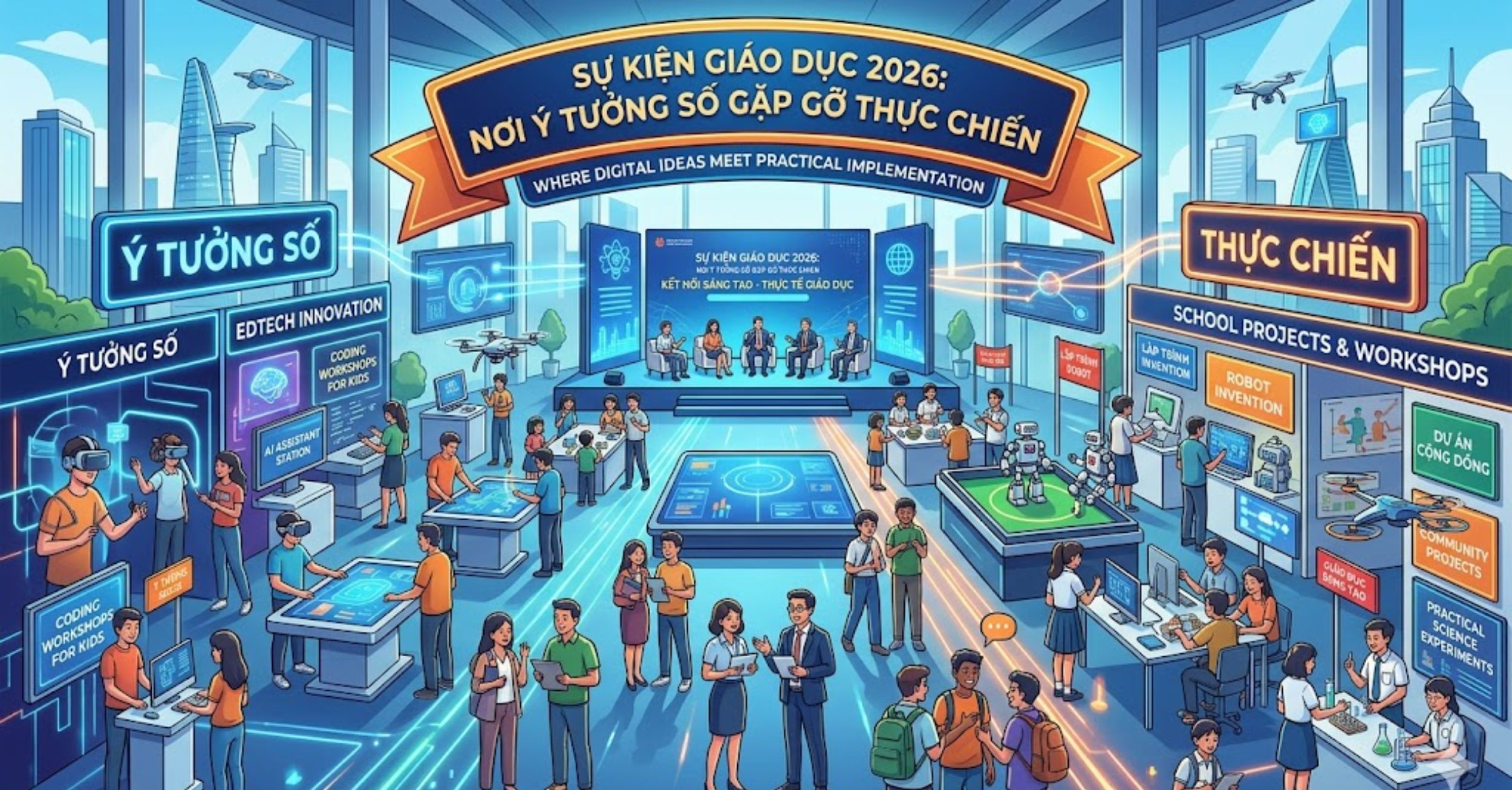 Sự Kiện Giáo Dục 2026: Nơi Ý Tưởng Số Gặp Gỡ Thực Chiến