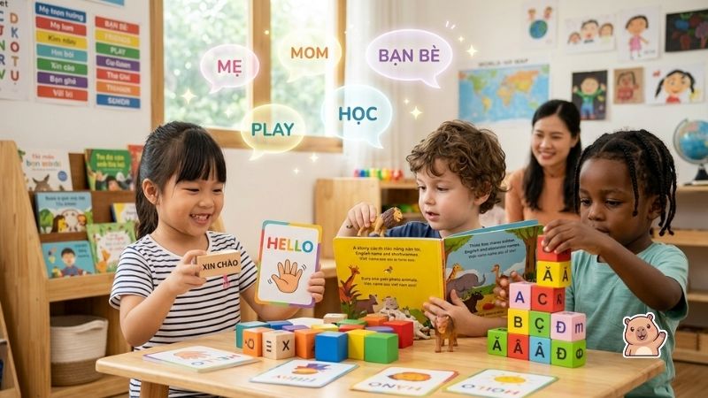 học tiếng anh qua trò chơi