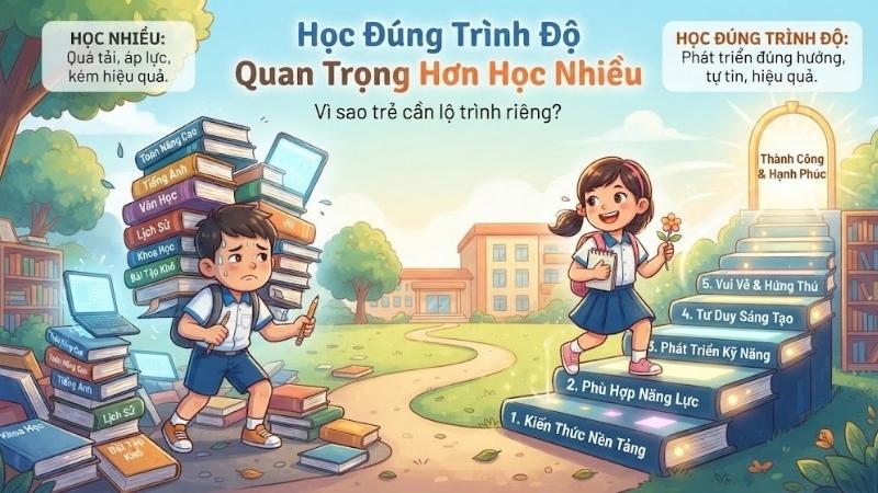 Học Đúng Trình Độ Quan Trọng Hơn Học Nhiều