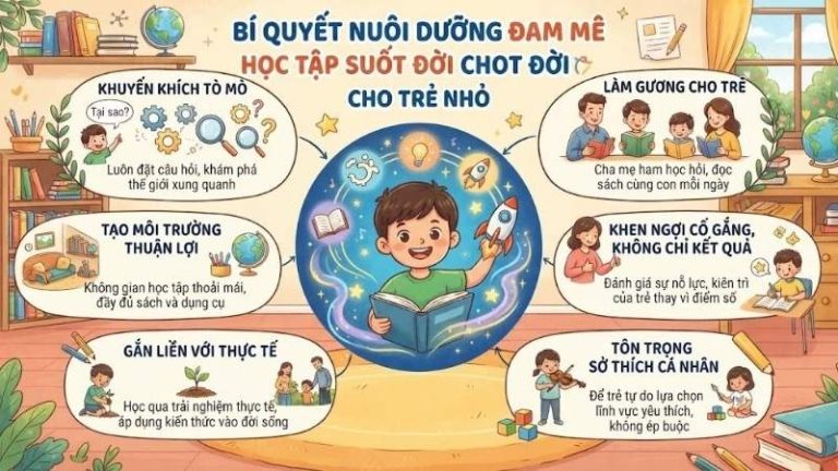 Nuôi Dưỡng Đam Mê Học Tập Suốt Đời Cho Trẻ