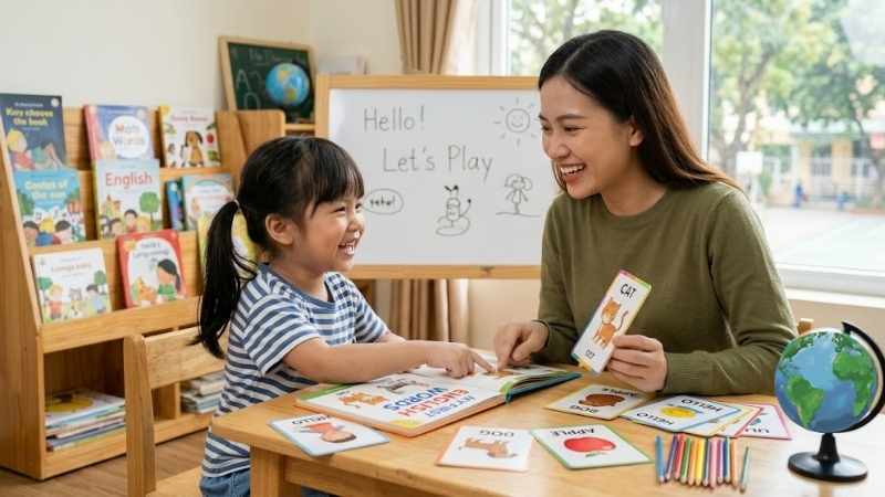 Phương pháp học ngoại ngữ cho trẻ