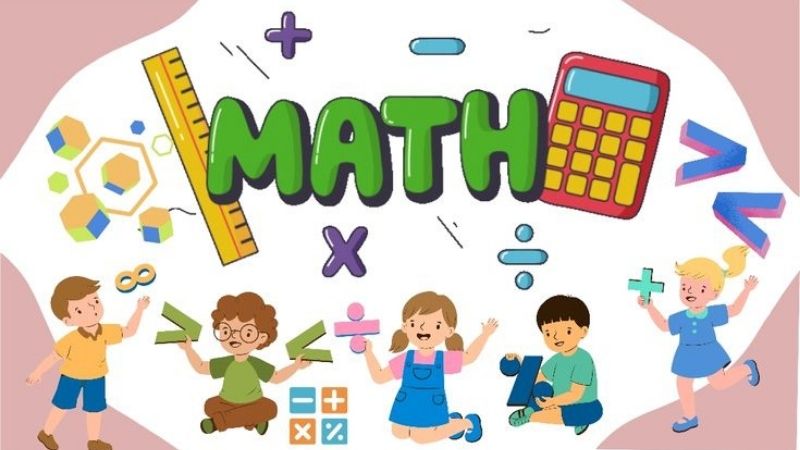 cho trẻ học toán kết hợp tiếng anh