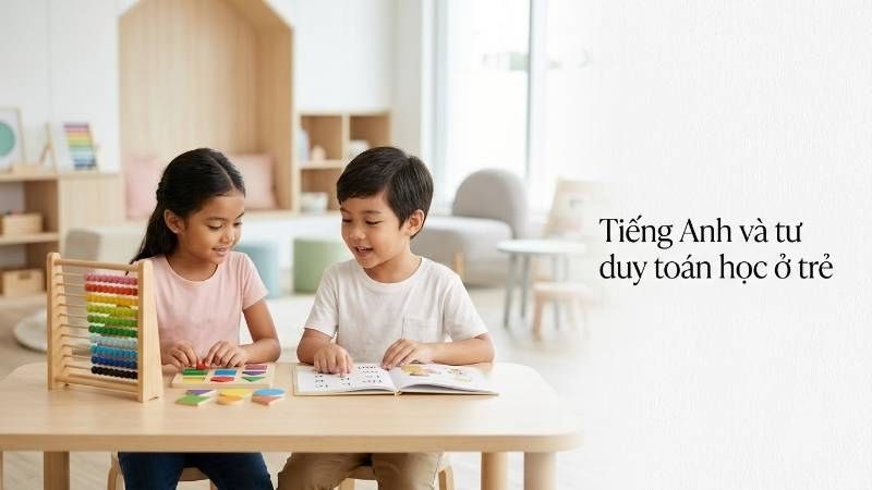 Lợi ích khi trẻ học Tiếng Anh tích hợp tư duy Toán học