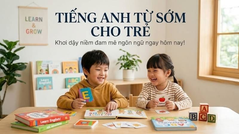 Tiếng Anh Từ Sớm Cho Trẻ