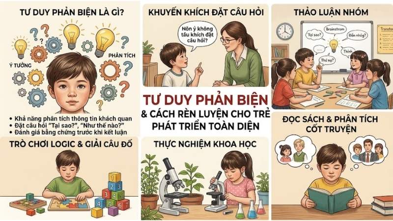 tư duy phản biện cho trẻ