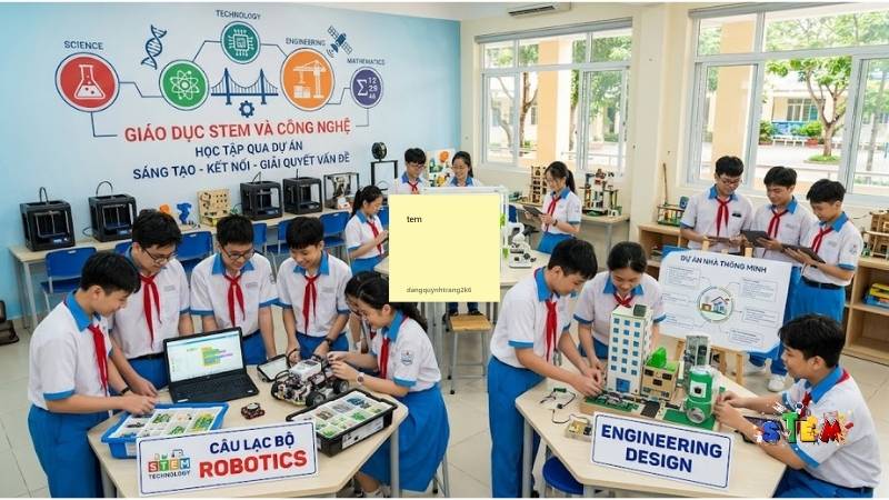 giáo dục STEM và công nghệ cho trẻ
