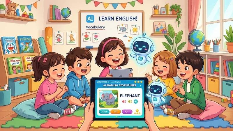 AI Hỗ Trợ Học Tiếng Anh Cho Trẻ