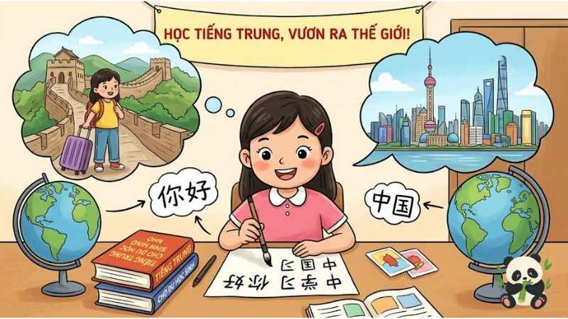 Học tiếng Trung trước khi du học