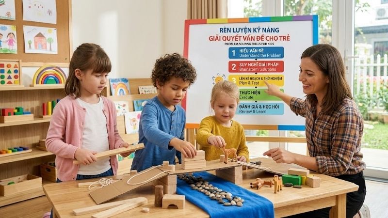  phương pháp rèn luyện kỹ năng giải quyết vấn đề cho trẻ