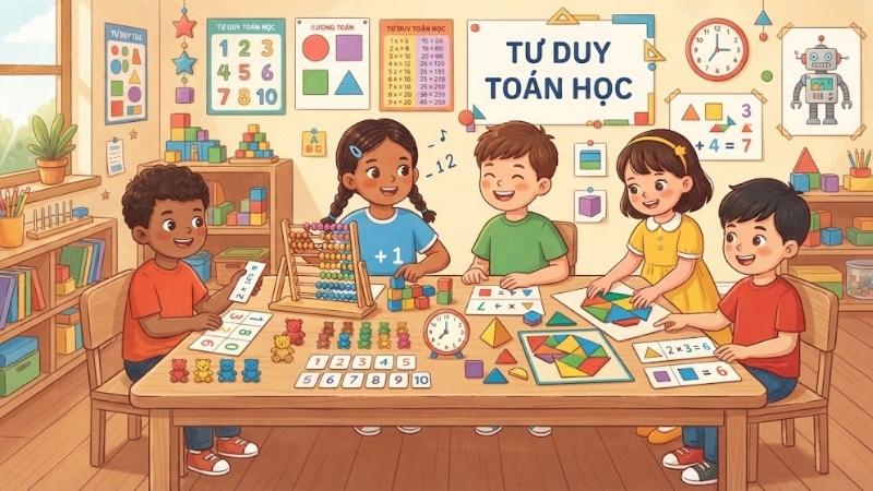 Rèn tư duy toán học cho trẻ
